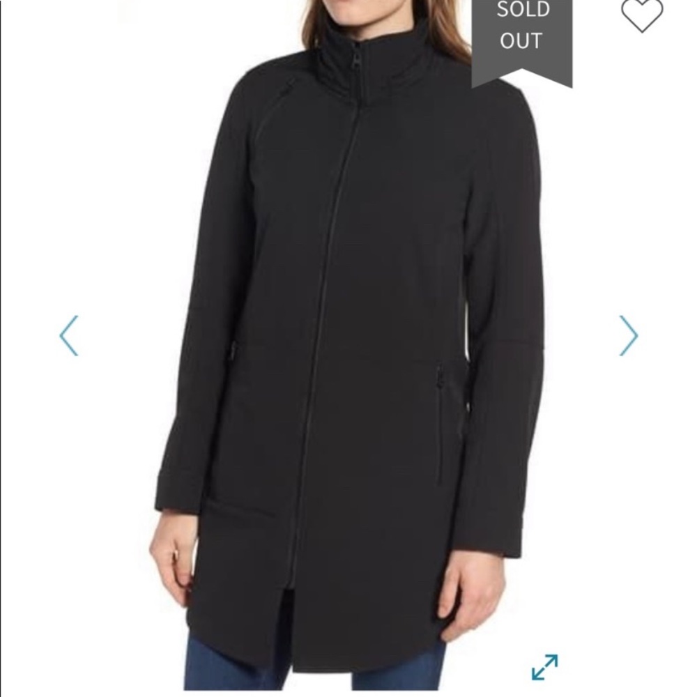 Kristin Blake raincoat with detachable hood